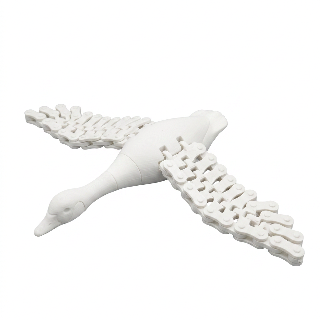 Pássaro Articulado Flexi Decorativo ABS Premium FMA